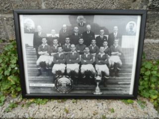 Vintage Manchester United Team Photo - 1952 Division 1 Champions