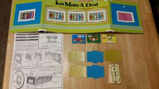 Vintage 1974 Let ' s Make A Deal Board Game Complete Ideal - Monty Hall Family Game 2