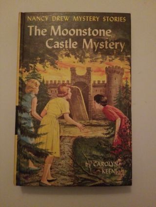 Vintage Nancy Drew Mystery Stories The Moonstone Castle Mystery.  Very Good Cond