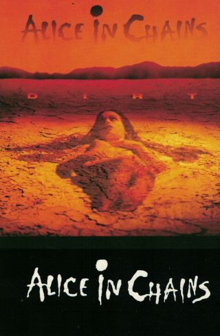Alice In Chains - Dirt,  Vintage Postcard.  Int.