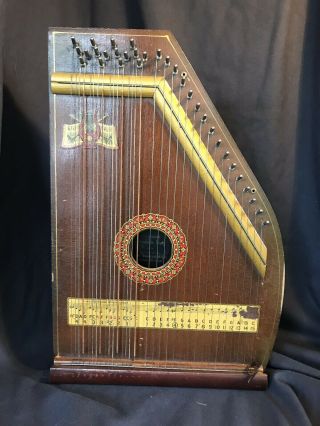 Vintage Hawaiian Mandolin Harp By A.  R.  Yendrick & Co