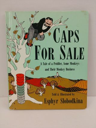 Caps By Esphyr Slobodkina Hardcover Vintage 1968