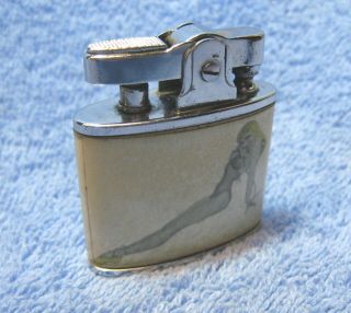 Vintage Erotic 1950s Cheesecake Pinup Girl Cigarette Lighter Continental Japan 4