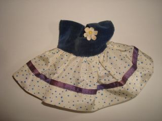 Vtg 1951 Ginny Vogue Doll Kindergarten Dress 45 Fit Mdm Alex/Muffie/Ginger/8 