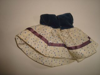 Vtg 1951 Ginny Vogue Doll Kindergarten Dress 45 Fit Mdm Alex/Muffie/Ginger/8 