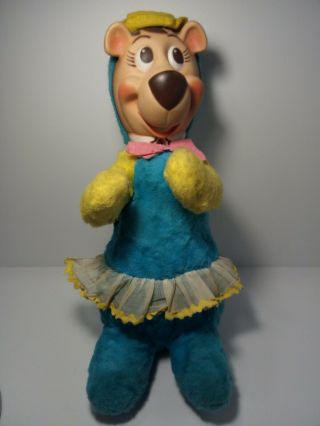 Vintage Knickerbocker Cindy Bear Blue Plush Toys 1959 Kellogg 