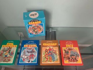 Vintage Set Of 4 Walt Disney Parade Books 1977 Golden Press 3