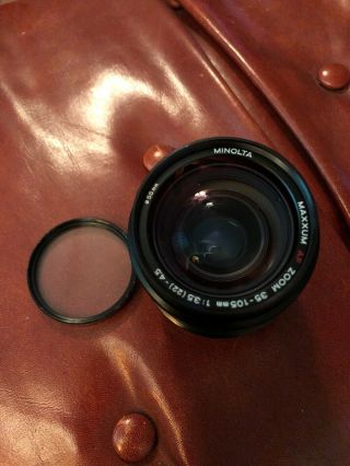 Vintage Minolta Maxxum Af 35 - 105mm F/3.  5 - 4.  5 Camera Lens