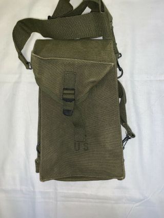 Vintage Wwii Us Army M1 Canvas Ammunition Bag - Dated 1951 07