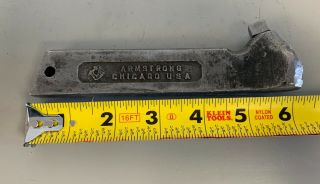 Vintage Armstrong No.  1 - L Lathe Left Turning Tool Holder