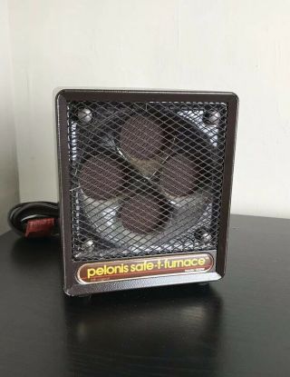 Vintage Pelonis Safe - T - Furnace Model 1500w Portable Ceramic Disc Heater