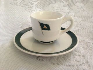 Vintage Delta Steamship Lines Jackson China Small Cup & Saucer