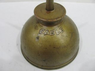 Vintage Eagle Thumb Pump Oil Can Usa