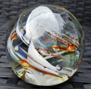 Isle Of Wight Studio Vintage Abstract Paperweight Unusual Rare