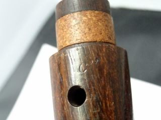 Vintage KUNG 6 F 6 FRUITWOOD DESCANT RECORDER KEY of C SWISS WOODWIND INSTRUMENT 4