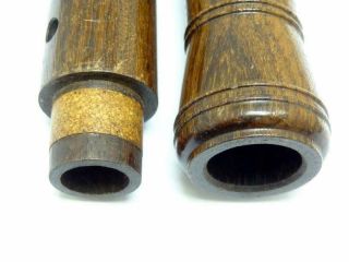 Vintage KUNG 6 F 6 FRUITWOOD DESCANT RECORDER KEY of C SWISS WOODWIND INSTRUMENT 7