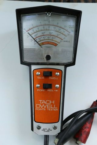 Vintage Dixon Tach Dwell Points Tester Model 1372