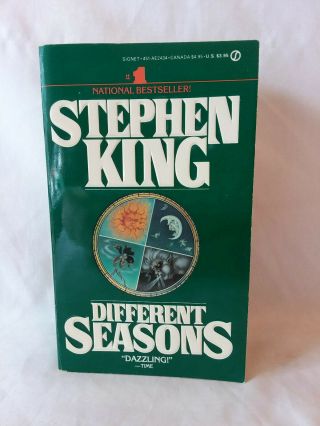 Stephen King Different Seasons Vintage 1983 1st Prtg Pb Horror