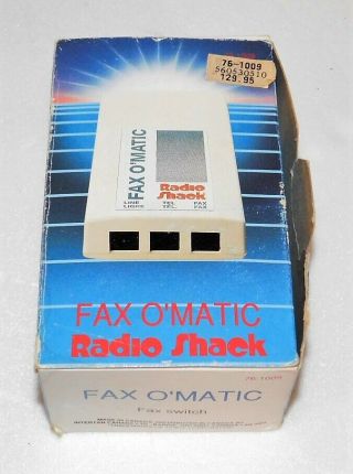 Vintage Radio Shack Fax O 