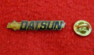 Vintage Datsun Hat Lapel Pin Badge Accessory Nissan B210 240z 260z 280z Zx