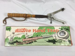 White Flyer Western Hand Trap Thrower Vintage