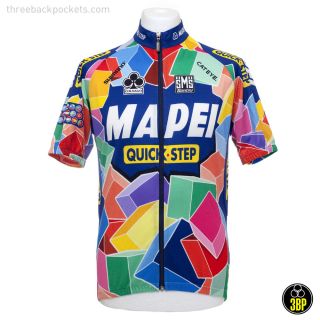 Large MAPEI Cycling Jersey Maglia Ciclismo Graphic Design Details Print Poster 6