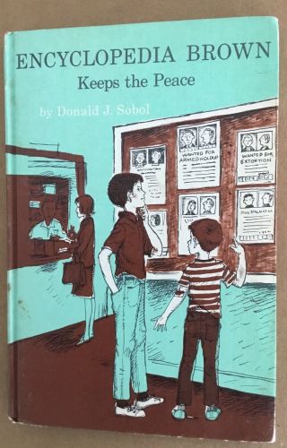 Encyclopedia Brown Keeps The Peace Vintage Hardcover 1969 Donald Sobol Book