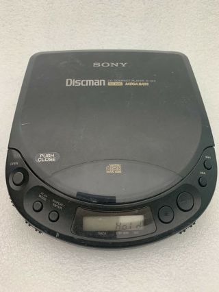 Sony Cd Discman D - 223 Portable Walkman Player Mega Bass Vintage