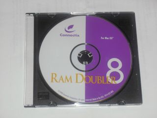 Vintage Connectix Ram Doubler 8 For Mac Os 7.  X,  8.  X Installation Cd