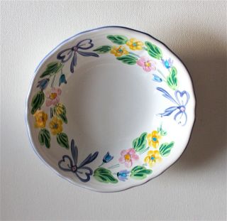BOWL 6.  5” COUPE CEREAL BOWL VINTAGE “BOW” PATTERN HEREND HANDPAINTED HUNGARY 3