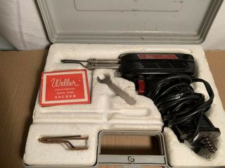 Weller Model 8200 Pk Soldering Gun W/ Box & Accessories - Vintage