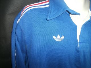 Vintage Adidas France 1980 ' s Rugby shirt/ 4