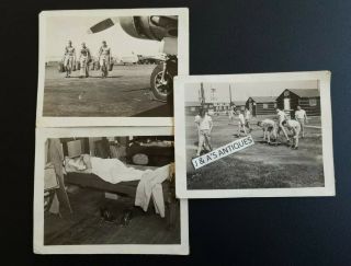 Vtg.  1944 Ww2 Military Official Photos Carlsbad Nm Army Air Base