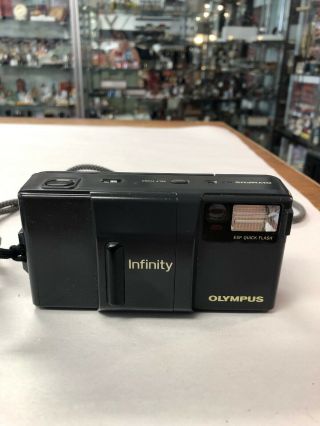VTG Olympus Infinity AF - 1 Zuiko 35mm F/2.  8 Film Camera. 4