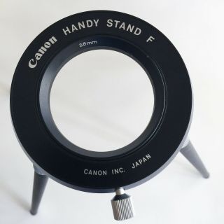 Vintage Canon Handy Stand F w/ Legs,  Box Elegant Cherry 3