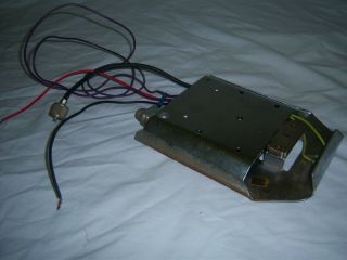 Vintage Cb Radio Slide Lock Mount With Wiring Made In Usa