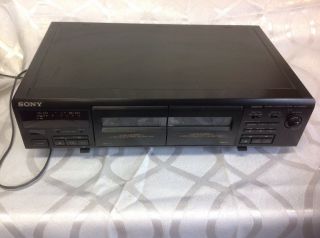 Vintage Sony Tc - Wr350z Dual Cassette Deck,