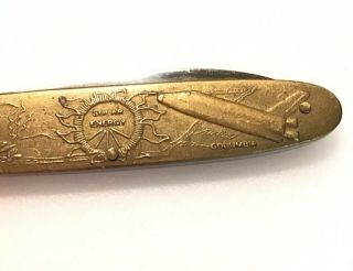 Vintage 1982 Worlds Fair Collectors Knife Parker Space Shuttle Columbia Boone