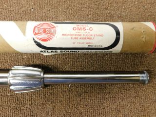 Vintage Atlas Osm - C Tube For Microphone Mic Stand