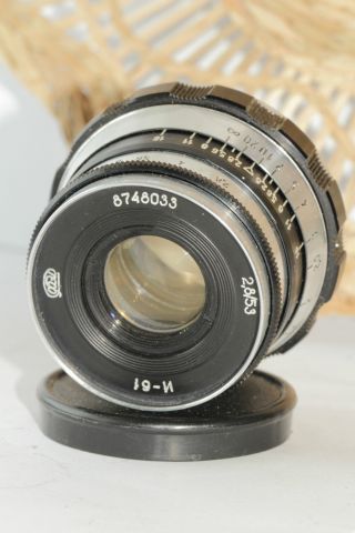 Industar - 61 2,  8/53 M39 Soviet Vintage Lens For Rangefinder Fed Zorki,  Sony