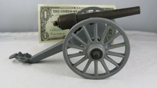 Vintage Grey Cast Iron Cannon Usa Penn Craft Civil War