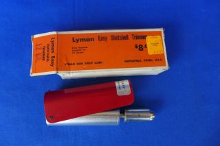 Lyman Easy Shotshell 12 Gauge Trimmer W/ Box Lyman Gun Sight Corp Ga Vtg Shell