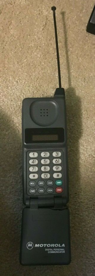 Vintage Motorola Cellular Cell Phone Digital Personal Communicator Special Ed 4