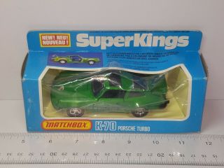 Vintage Matchbox Speed Kings Porsche Turbo No.  K - 70