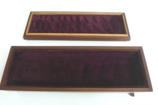 Vintage Art Deco Sarcophagus Wooden Trinket / Jewellery Box 5