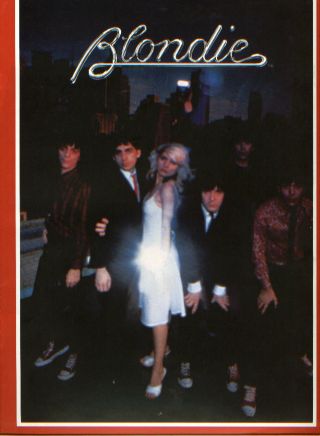 1979 Vintage Official Blondie Fan Club Souvenir Tour Program Debbie Harry 