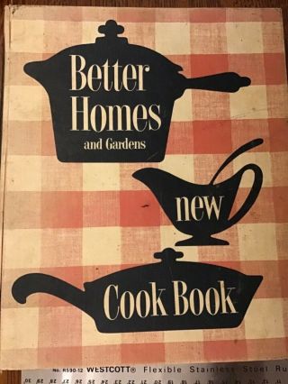 Better Homes And Gardens Cook Book 1953 Vintage