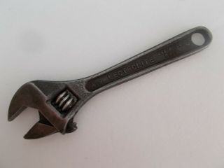 Vintage Lectrolite 4in Adjustable Wrench Made In Usa (a2)