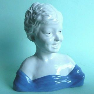 Vintage Cantagalli Majolica Bust. . . . .  Ref.  1562