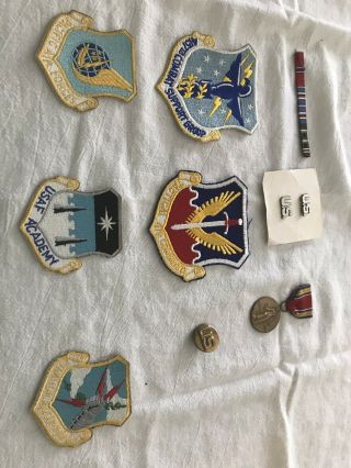 Vintage Air Force Military Patches,  Ww2 Medal Of Freedom,  Us Pins And Bar.